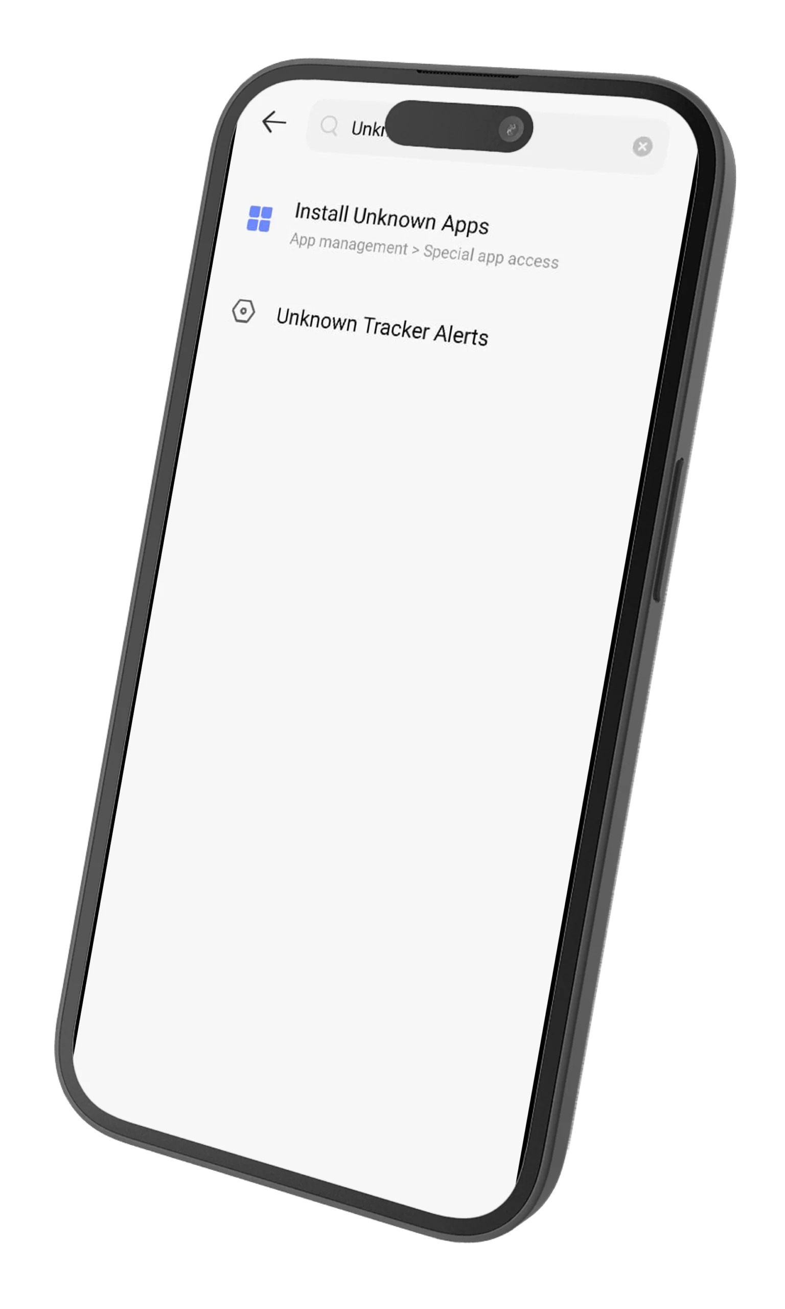 Enabling the unknown installation