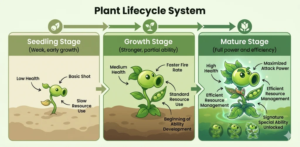 PvZ Fusion Plants Growth