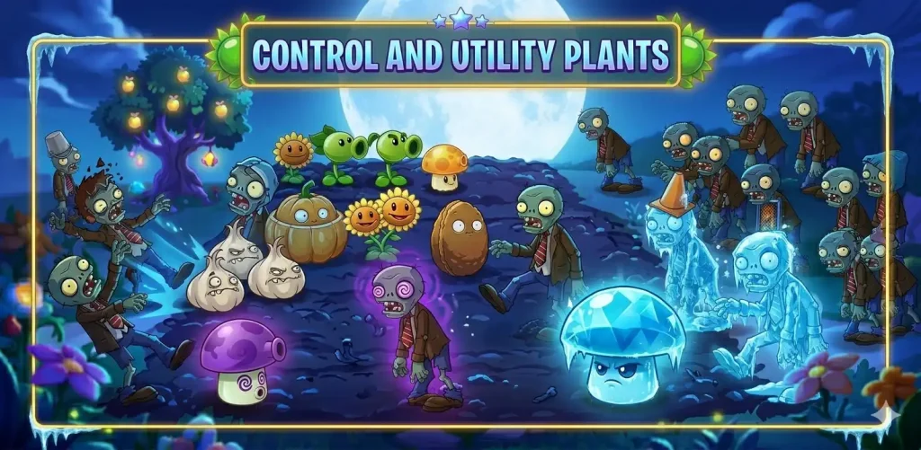 Utility Plants in PvZ Fusion