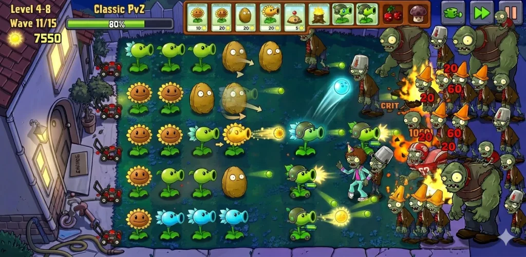Keyfeatures of Pvz Shooting Mod