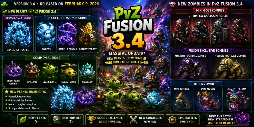 PvZ Fusion 3.4