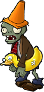 Ducky Tube Conehead Zombie