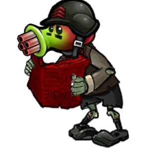 Gatling Cherry Newspaper Zombie