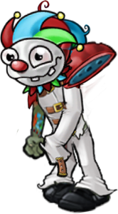 Knight Clown-on-the-Pogo Zombie