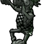 Stone Dancing Statue