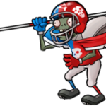 Vaulter Football Zombie