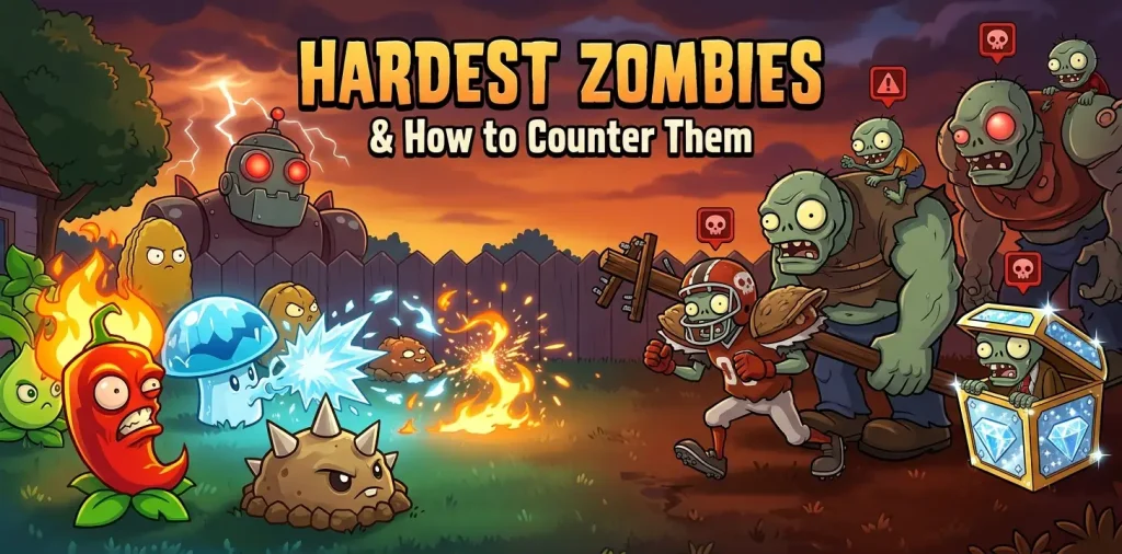 Hardest Zombies in PvZ Fusion